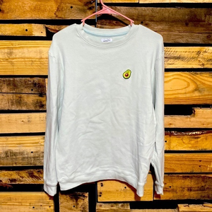 Eubi Unisex Premium Avacado Crewneck Sweatshirt‎ Small